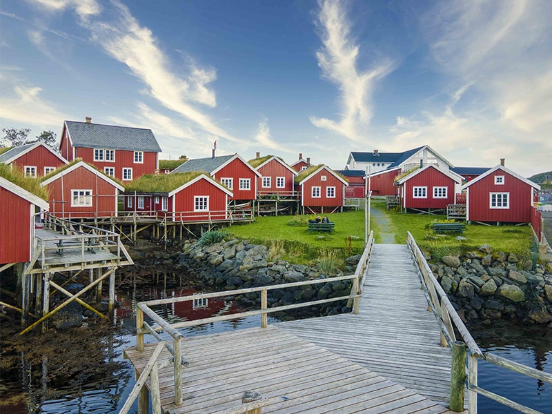 Reine Rorbuer tradisjonelle rorbuer i Reine, Lofoten