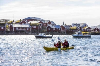 Reine Rorbuer - Kajakkpadling i Lofoten